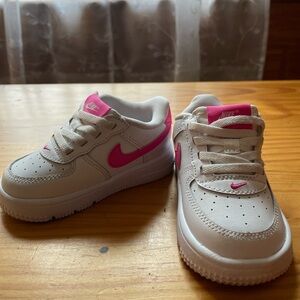 Nike Kids Sneakers White and Pink